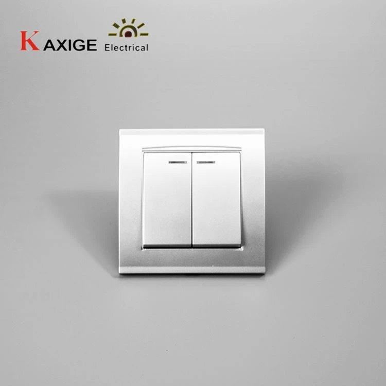 Diamond Series 2 Gang Switch With Lamp Indicator